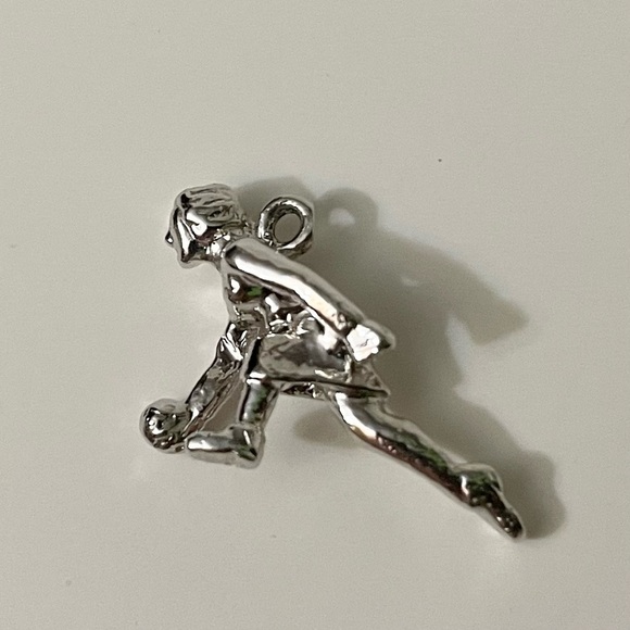 Vintage Bowling Sterling Silver Charm Pendant. - Picture 1 of 9